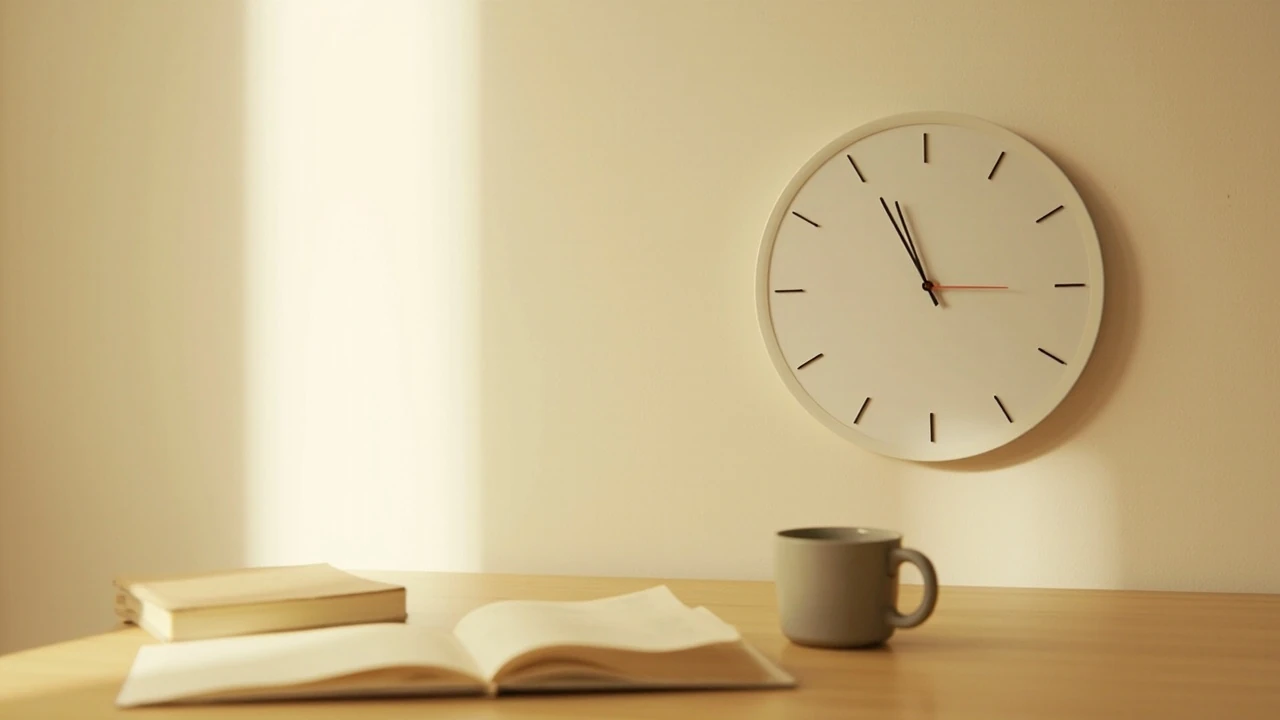 10:01 bedeutung – Symbolfoto einer analogen Uhr, die 10:01 anzeigt